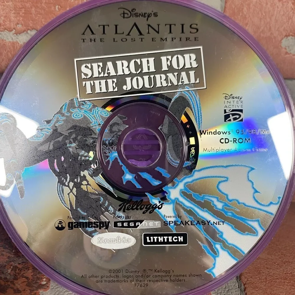 Atlantis: The Lost Empire - Search For The Journal (PC) Windows 95 98